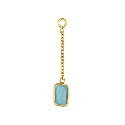 Quetzalli Blue Diamond Dangle