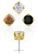 S&S Prong Set CZ